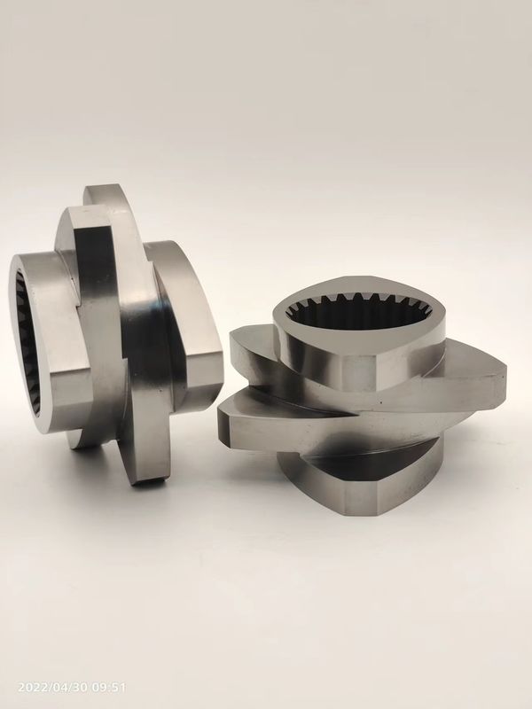 Twin Screw Extruder Granulator Accessories Meshing Block Kneading Block Van 12 mm - 300 mm