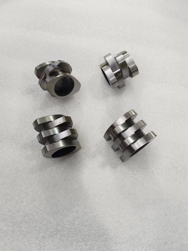 500 kg/h - 1200 kg/h Twin Screw Extruder Elements Element Screw ISO90001 Voor modus extruders