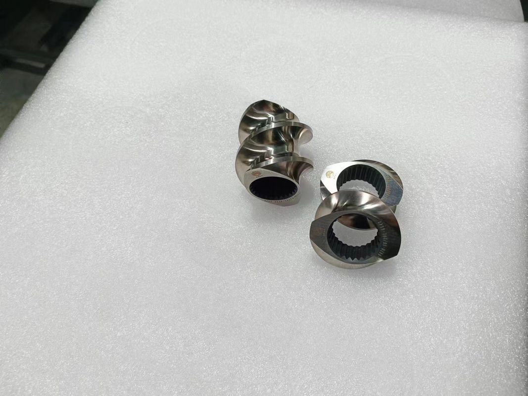 High Speed Tool Steel Convey Schroef Element Schroef Element Voor Twin Screw Extruder Machine