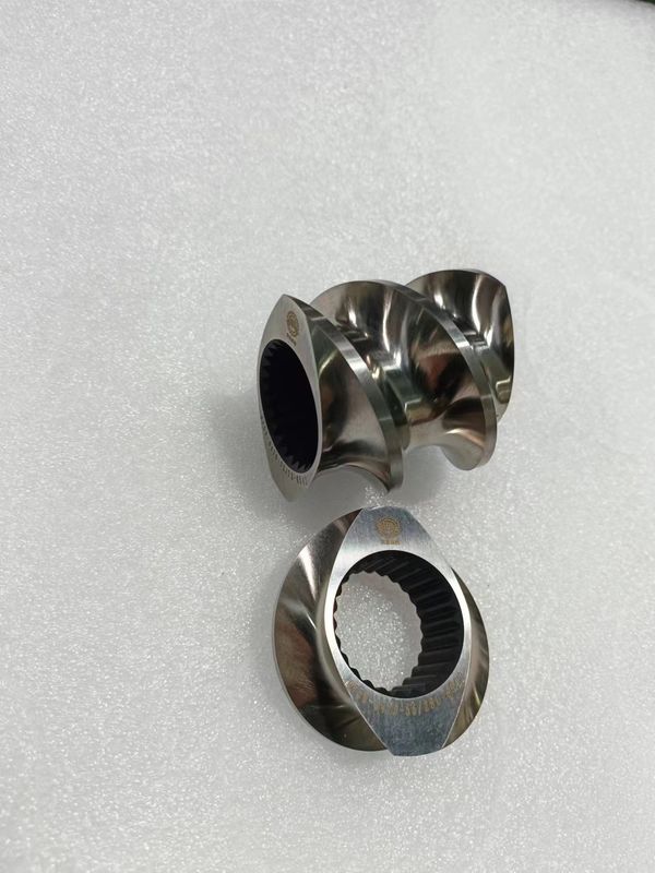 High Speed Tool Steel Convey Schroef Element Schroef Element Voor Twin Screw Extruder Machine