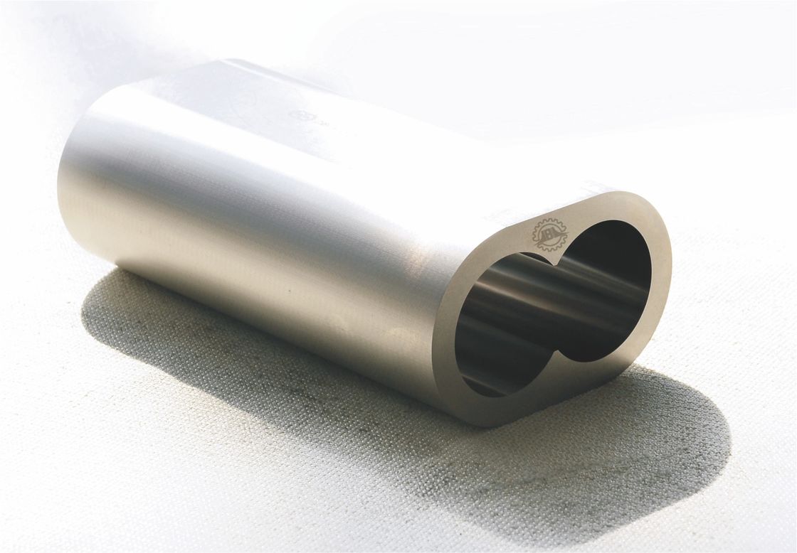 Parallelle twee-schroef plastic extruder met hoge slijtvastheid en corrosiebestendigheid schroefelementen en op maat gemaakte loop