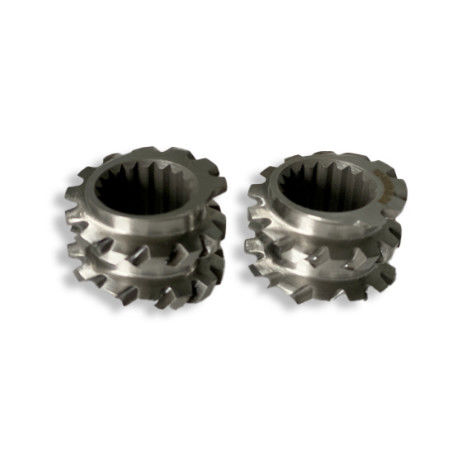 Duurzame schroef en loop voor PVC-pijp ABS PE-tweeschroef-extruderonderdelen