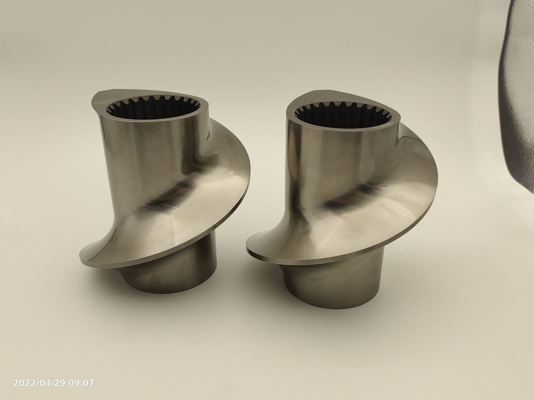 OD 50,5 mm Metalen kleur camel extruder schroefelementen voor kunststof machine