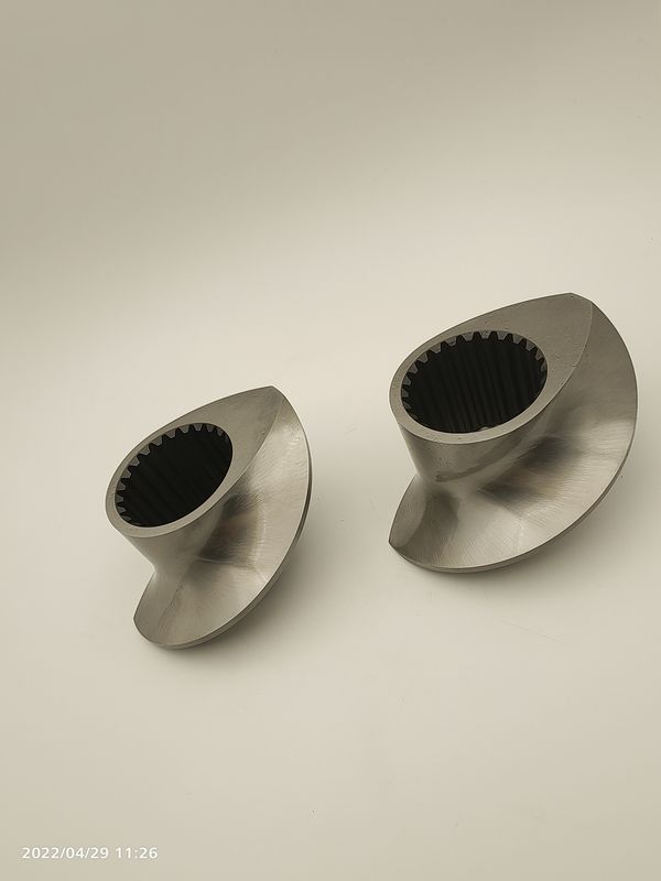 0.05 mm Toleranties CTE95 Schroefonderdelen voor tweeschroef-extrusie-machine in aangepast materiaal