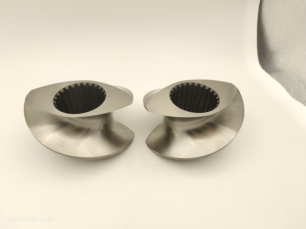 0.05 mm Toleranties CTE95 Schroefonderdelen voor tweeschroef-extrusie-machine in aangepast materiaal