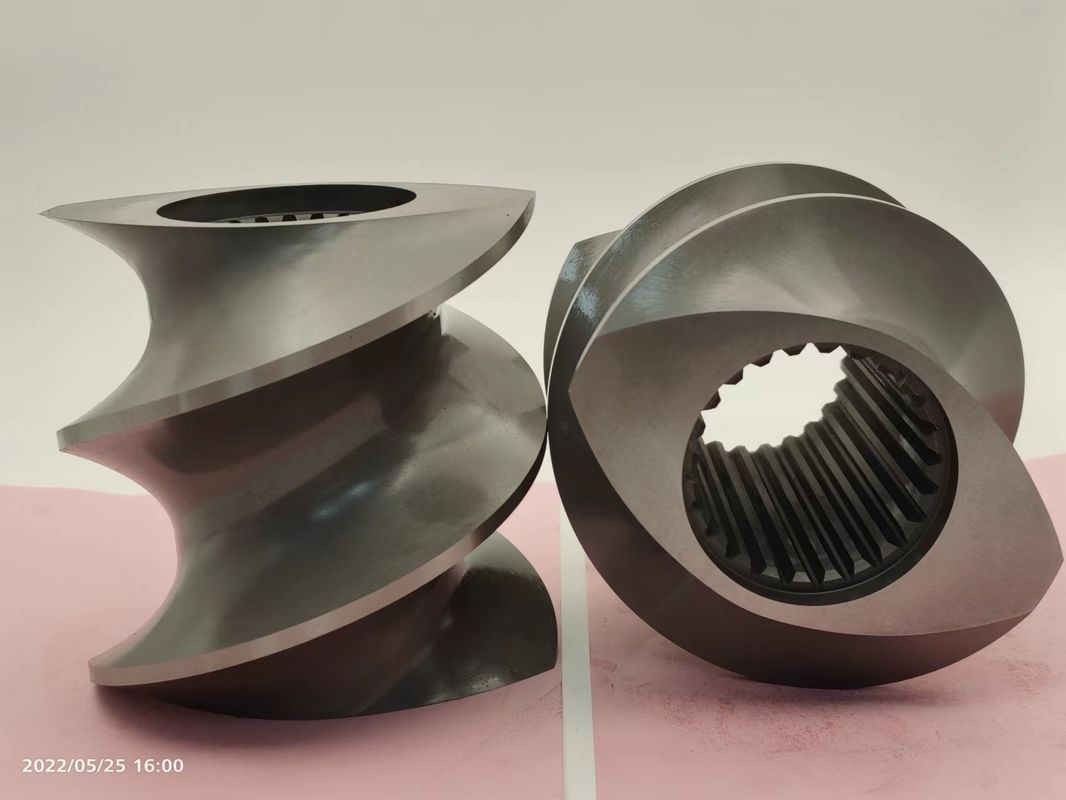 0.05 mm Toleranties CTE95 Schroefonderdelen voor tweeschroef-extrusie-machine in aangepast materiaal
