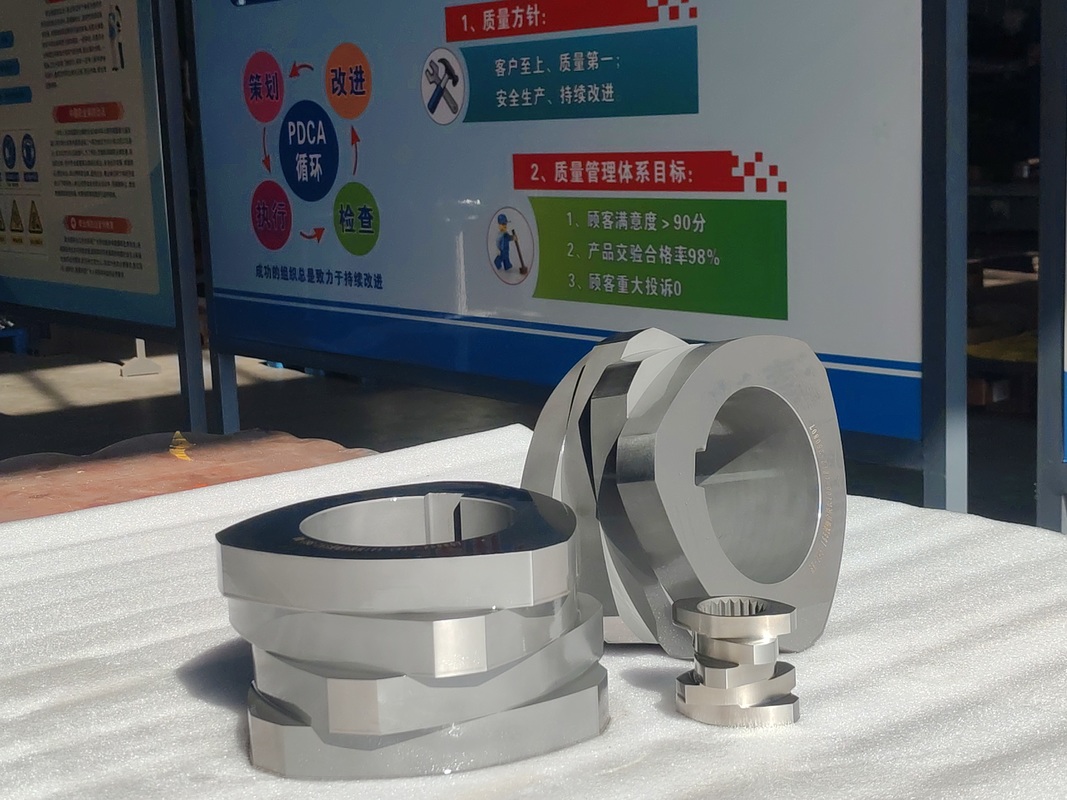 SZK 250 Twin Screw Extruder Schroefelementen met ISO 9001 certificering en op maat gemaakte opties