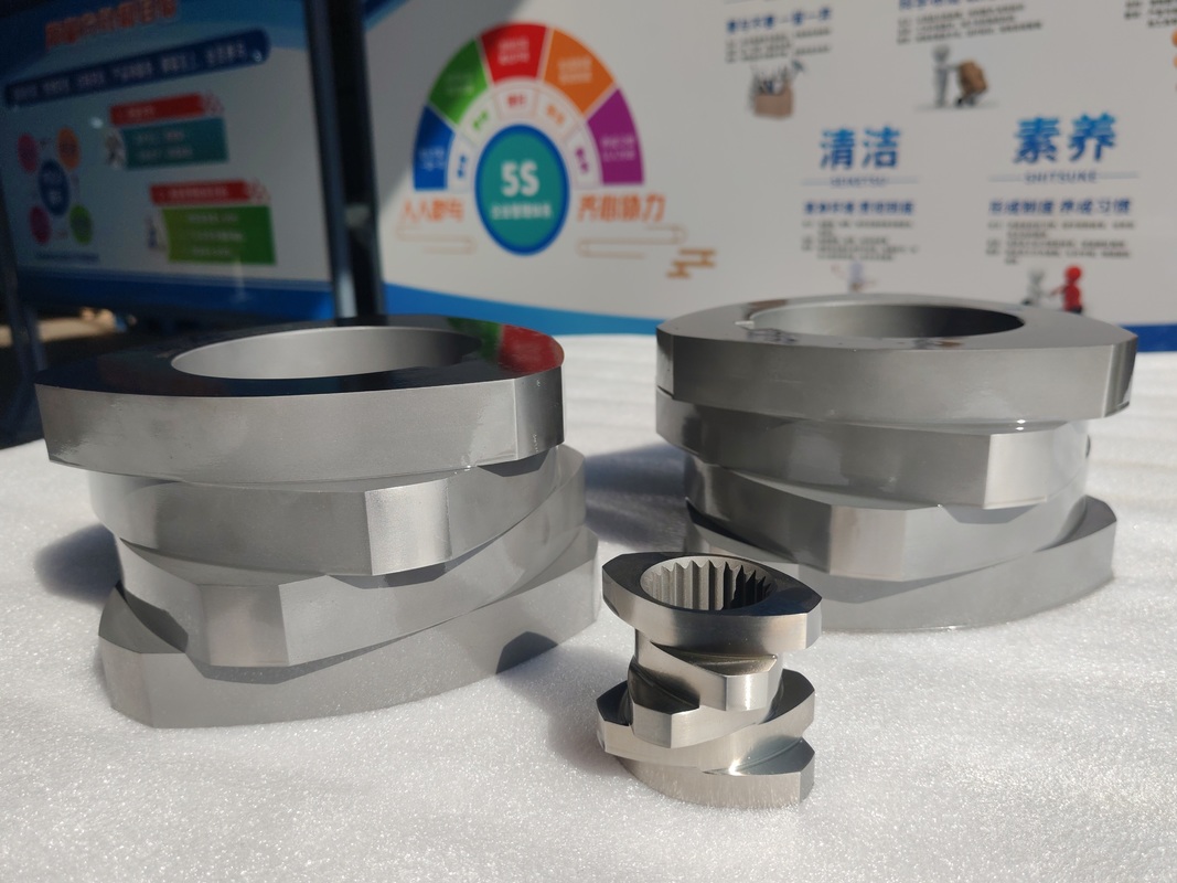 SZK 250 Twin Screw Extruder Schroefelementen met ISO 9001 certificering en op maat gemaakte opties