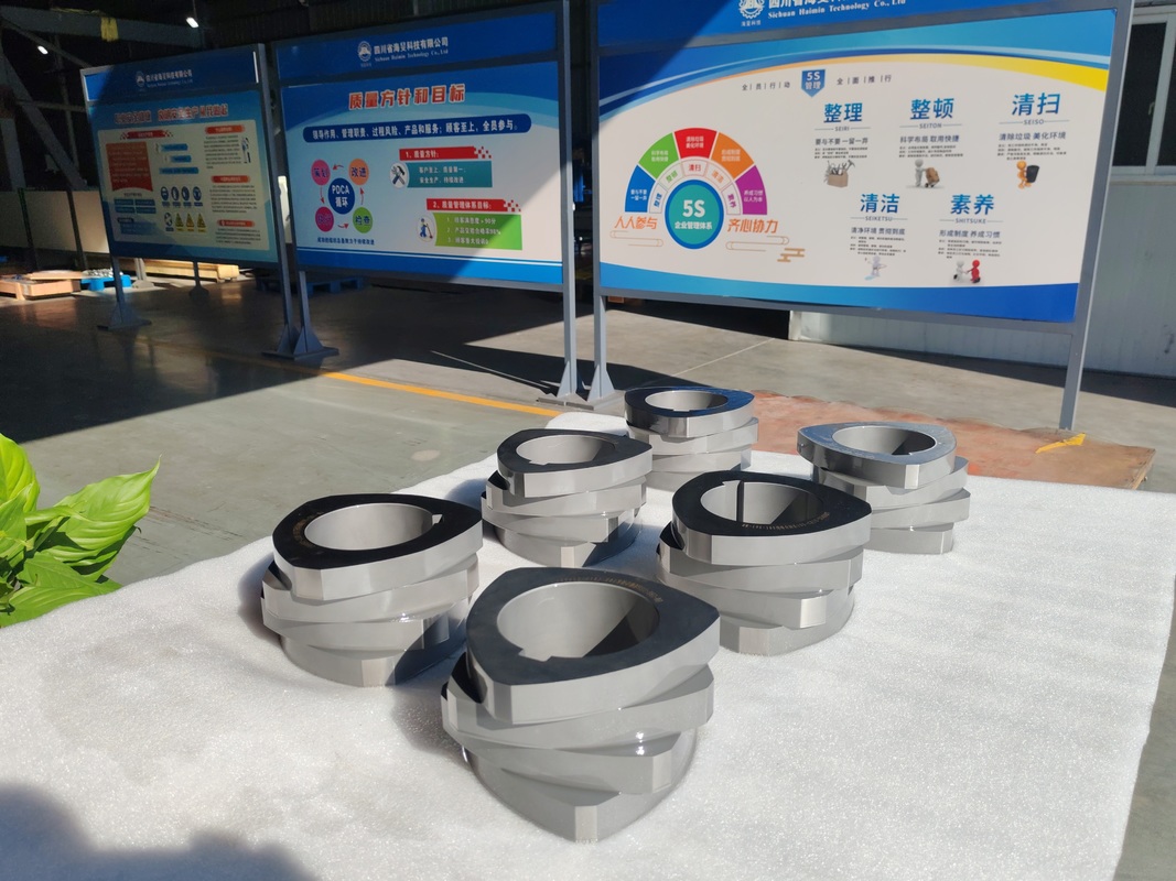 SZK 250 Twin Screw Extruder Schroefelementen met ISO 9001 certificering en op maat gemaakte opties