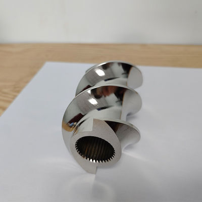 Gemengd schroefelement en transportschroefelement voor tweeschroef-extrudermachine