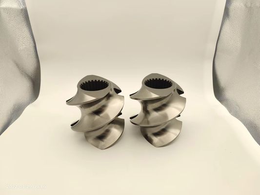 12 mm - 300 mm mengschroefblok voor twee-schroef-extruder