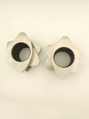 Gedrukt element Gedrukt blok kneedblok Twin-screw Plastic Granulator Accessories Meshing Block Kneed Block