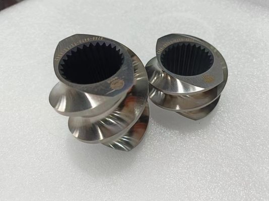 High Speed Tool Steel Convey Schroef Element Schroef Element Voor Twin Screw Extruder Machine