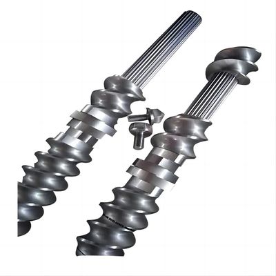 Parallel Twin Screw Extruder Essential Component Op maat gemaakte 12 mm schroefdiameter elementen