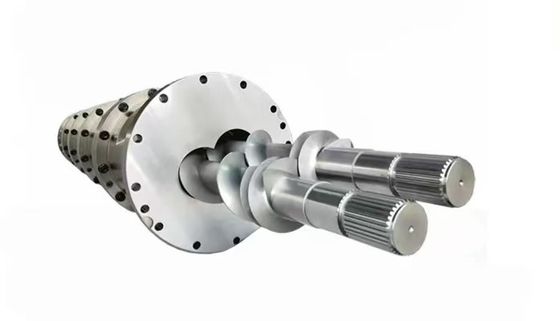 Versmeltbestendig 118 mm Hole Diameter Assembly Schroeven en vaten voor visvoedsel Extruder Spare Parts Professional