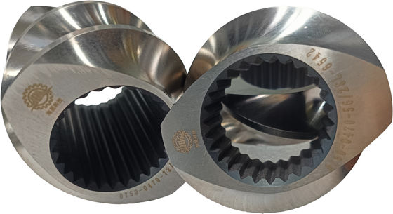 Deeltjes voor twee-schroef-extruder 30° 45° 60° 90° hoek schroeven