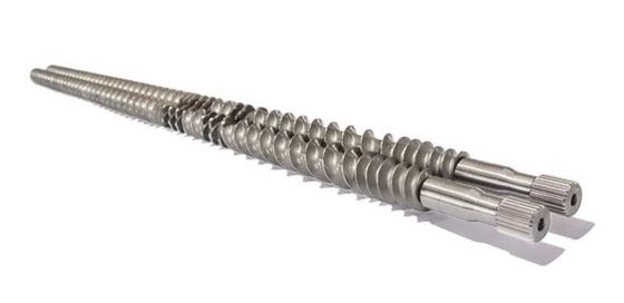 Aanpasbare lengte Involve inner spline Twin Screw Extruder Shaft voor extrusie