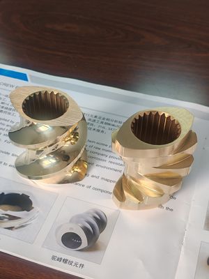 OEM Special Screw Elements Design voor JSW Twin Screw Extruder