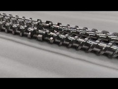 Mini Plastic Twin Schroef Element Schroef Side Feeder Barrel Shaft Voor 58mm Extruder