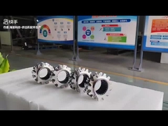 Speciale schroefsegmenten en loop voor parallelle tweeschroef-extrudermachine