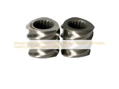 Modulair ontwerp twin-screw extruder elementen type en hoge output capaciteit van 50-2000 kg/u voor productie